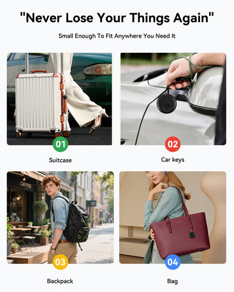 Track Your Valuables with Ease: Bluetooth Tracker for Wallets, Bags, and Keys