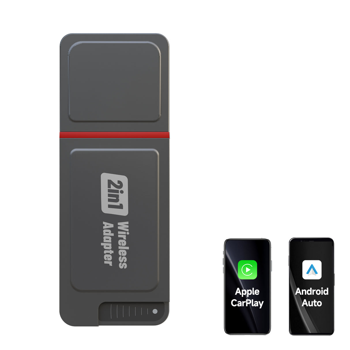 CL321-Wireless CarPlay& Adroid auto Adapter Auto-Reconnect, Supports Multiple Models