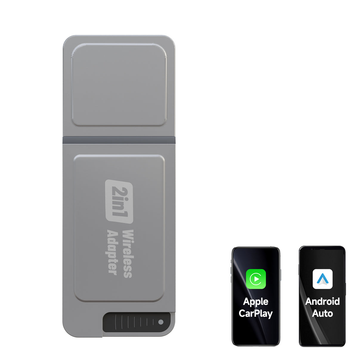 CL321-Wireless CarPlay& Adroid auto Adapter Auto-Reconnect, Supports Multiple Models