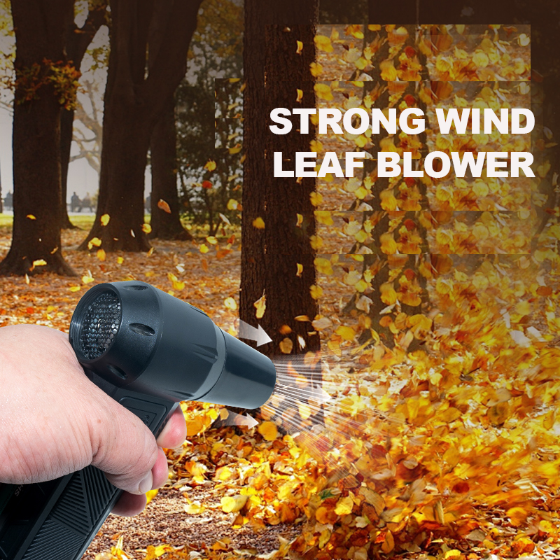 High-Performance Turbo Fan: Powerful Airflow (200g+ Force, 60m/s+ Speed) – Blasts Dust from Tight Spaces, 3 Speeds – Home/Office/Car