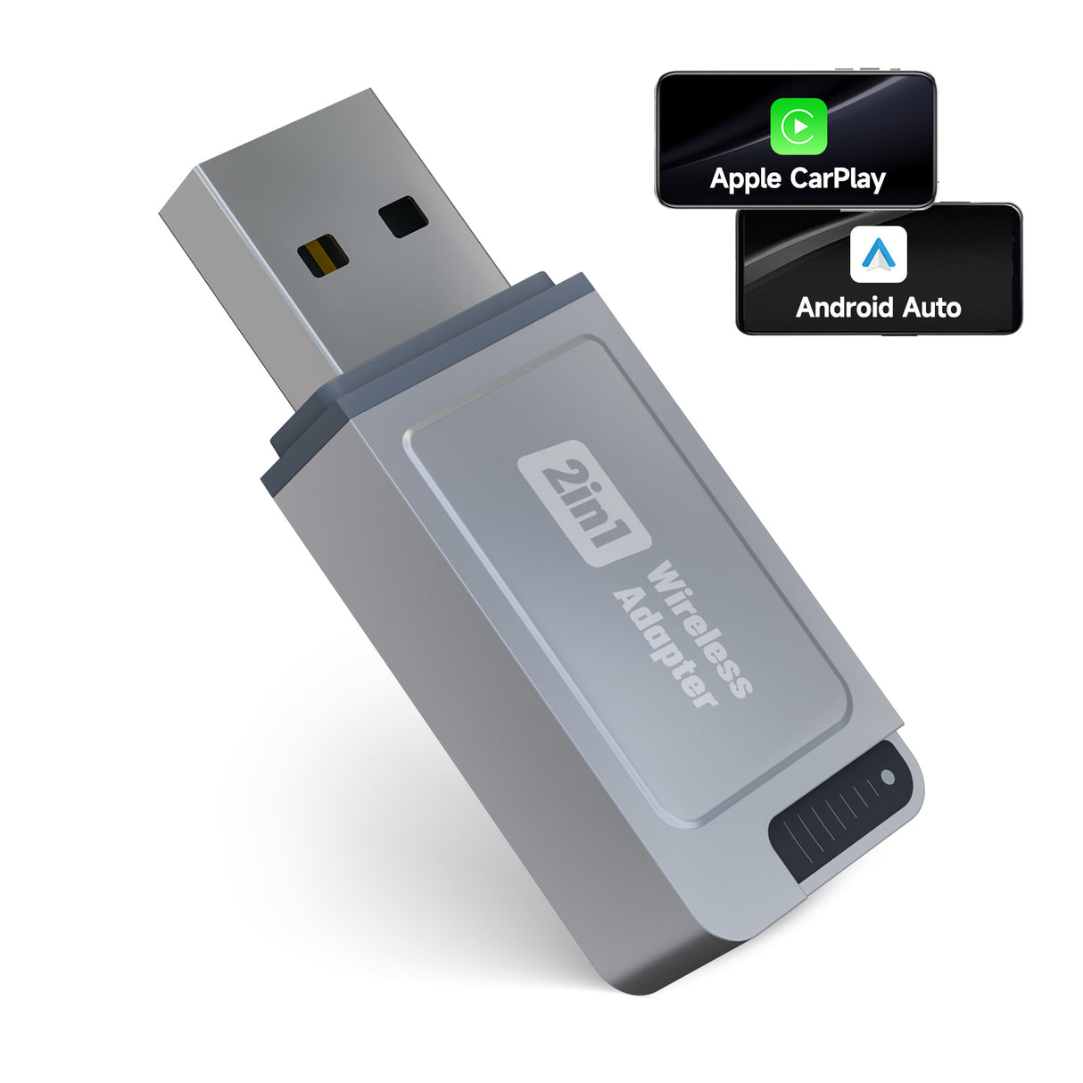 CL321-Wireless CarPlay& Adroid auto Adapter Auto-Reconnect, Supports Multiple Models