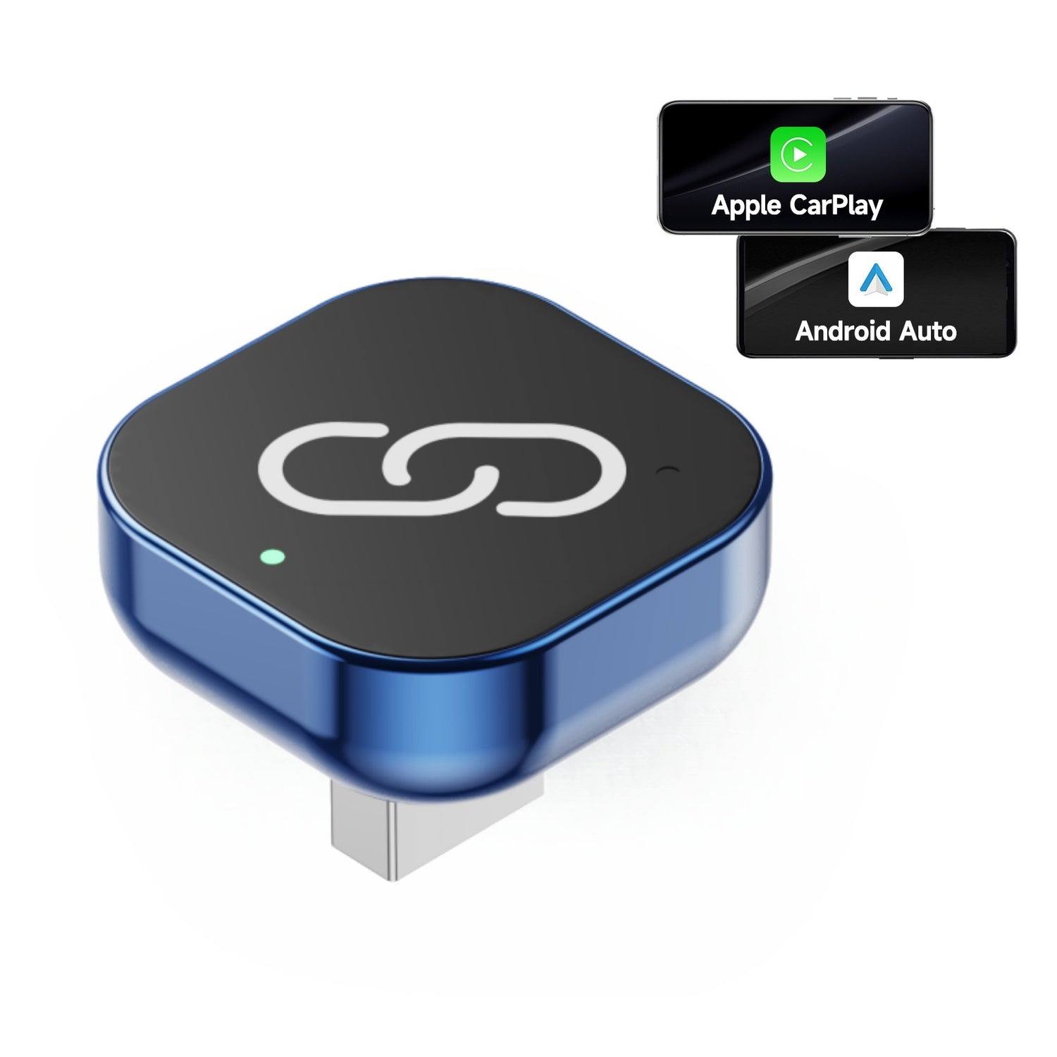 Spedal CL322-2 in 1 Wireless CarPlay Adapter, Plug & Plug Auto Connect No Delay