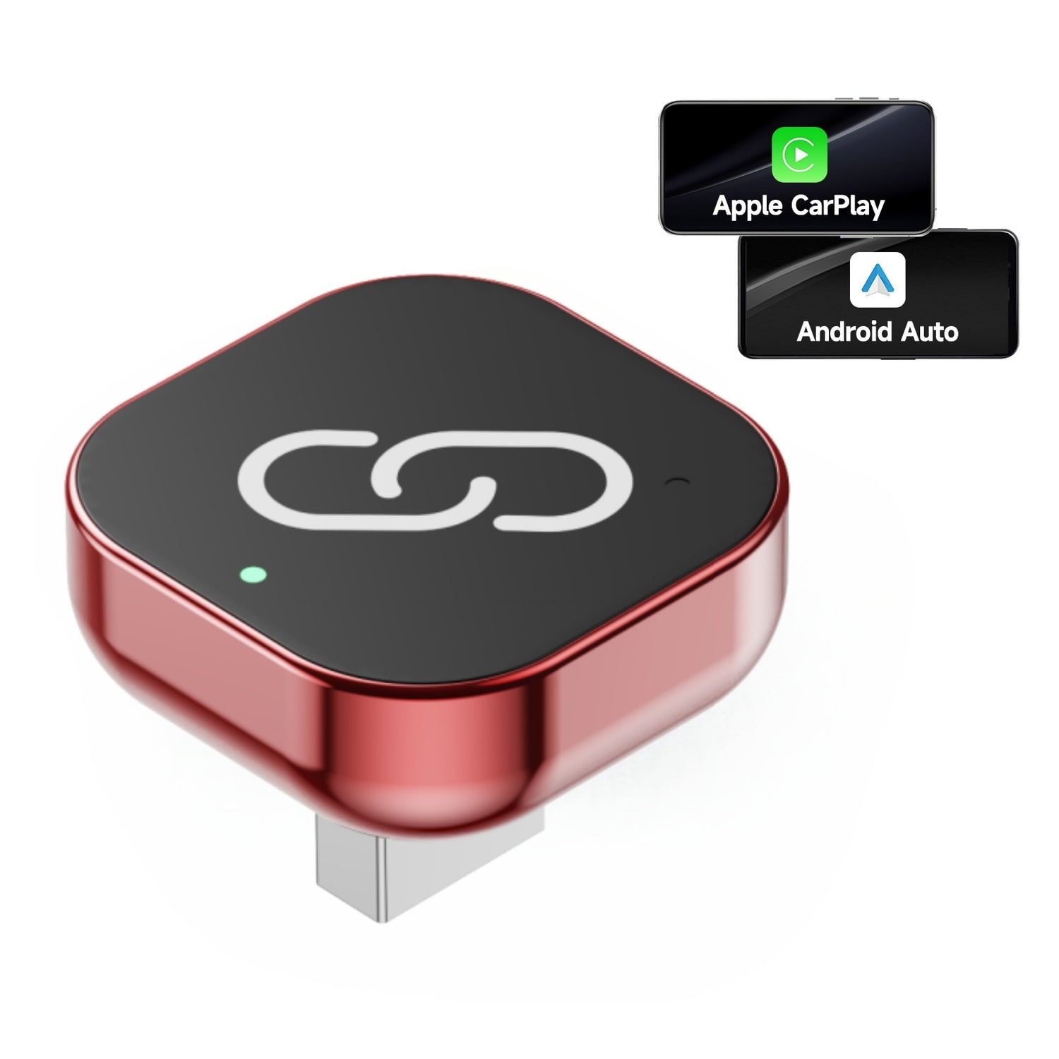 Spedal CL322-2 in 1 Wireless CarPlay Adapter, Plug & Plug Auto Connect No Delay