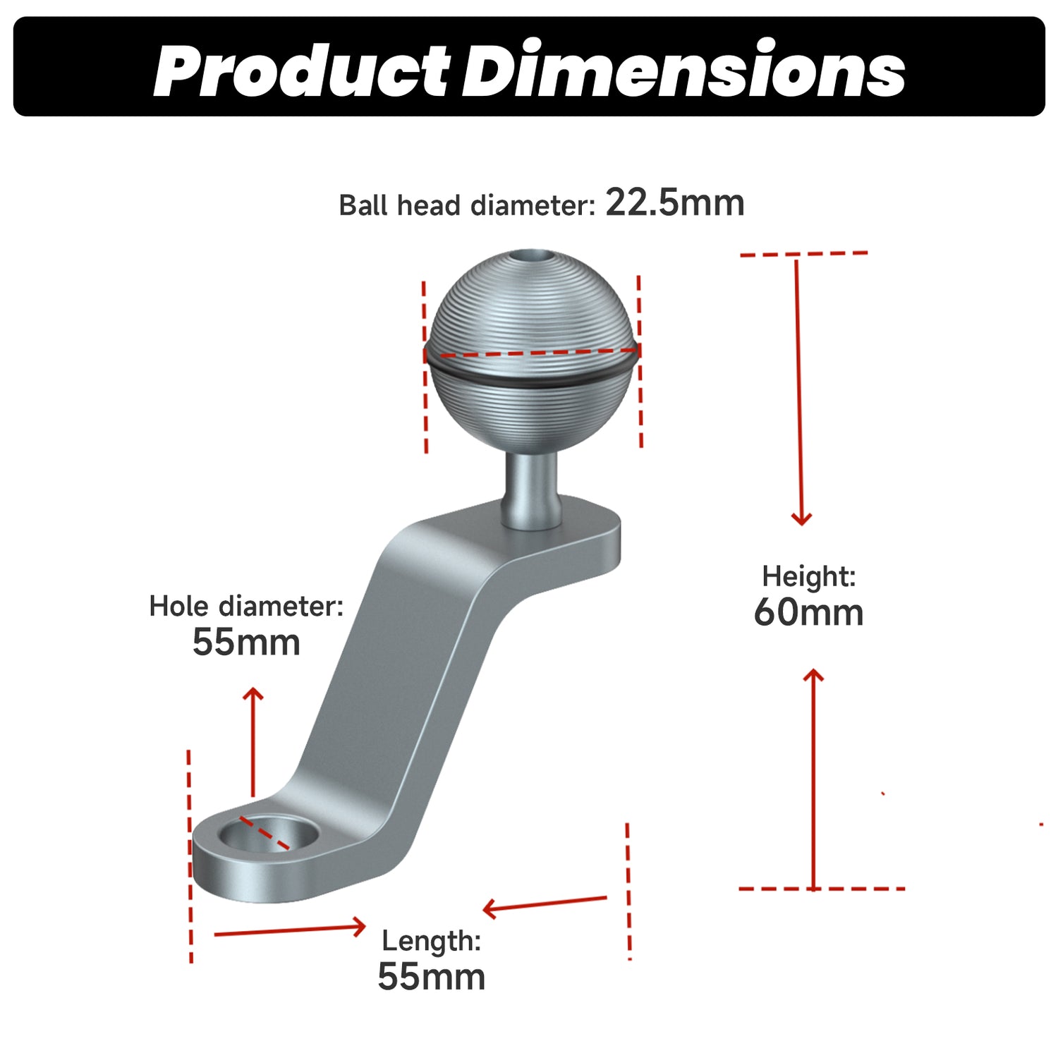 Spedal Rearview Mirror Holder Compatible with CL873/CL872/CL876