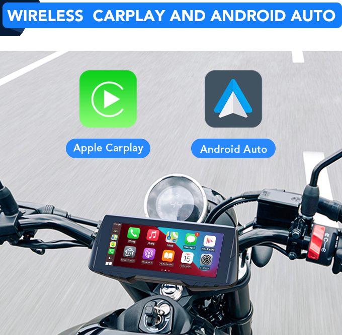 NaviCam CL876- 6.86" Multifunction Motorcycle GPS /Motorcycle Cameras