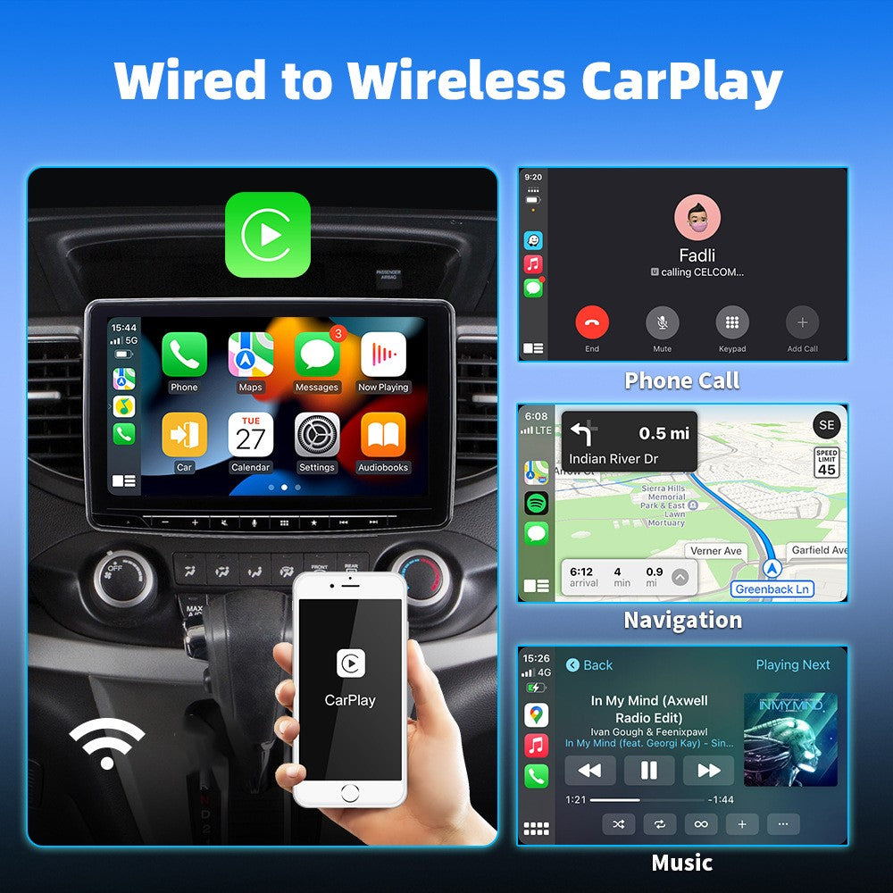Spedal 320S 2 in 1 Wireless CarPlay Android Auto Adapter Car Dongle Auto Connect Plug