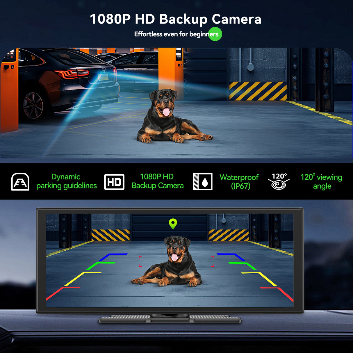 Spedal CL851-3 in 1 Display Audio Dual Wi-Fi wireless CarPlay/Android Auto simultaneous use 10.26 inch split screen display