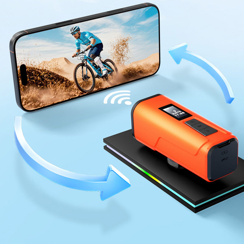 Multi-functional Bike Light with GPS Speed Display & 1080P Camera & App 64G Card