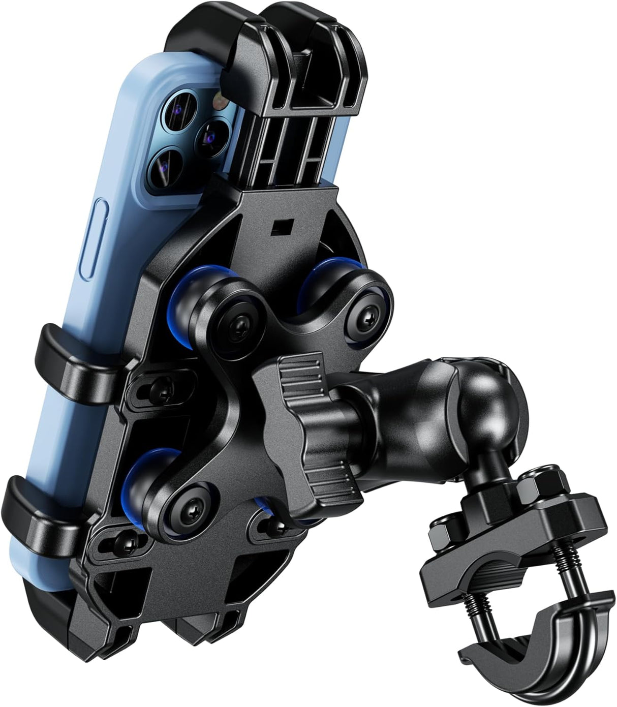 Motorcycle Phone Holder with Vibration Dampener Anti-Shock