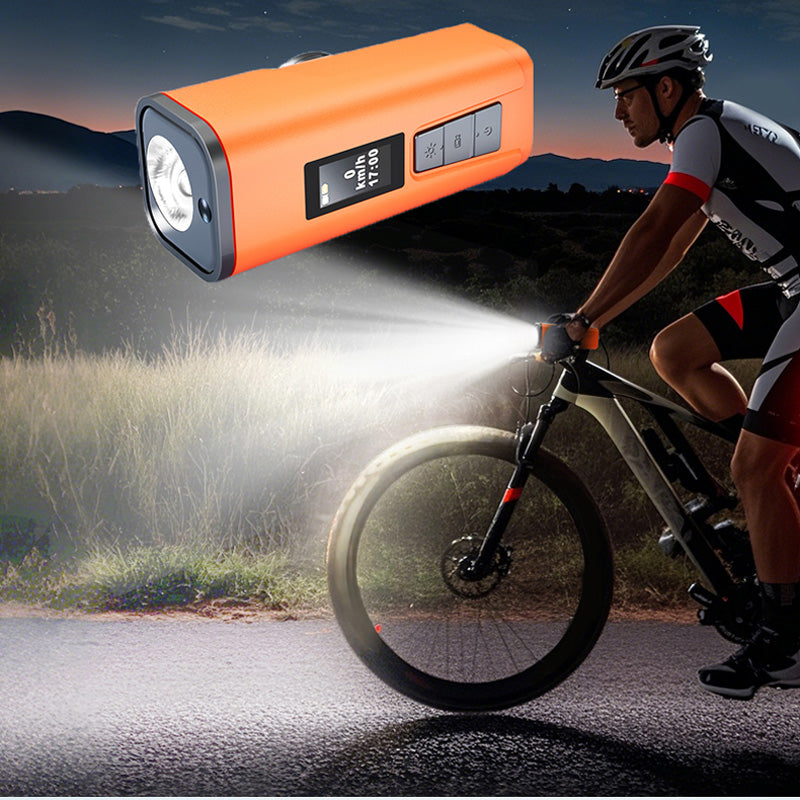 Multi-functional Bike Light with GPS Speed Display & 1080P Camera & App 64G Card
