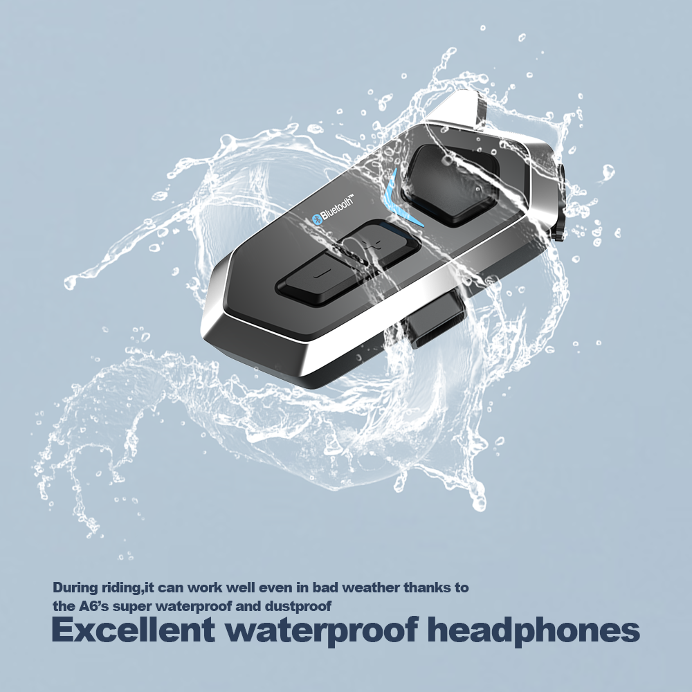 Motorcycle Helmet Headset Wireless Bluetooth Headphone Speaker Hands-Free (single)