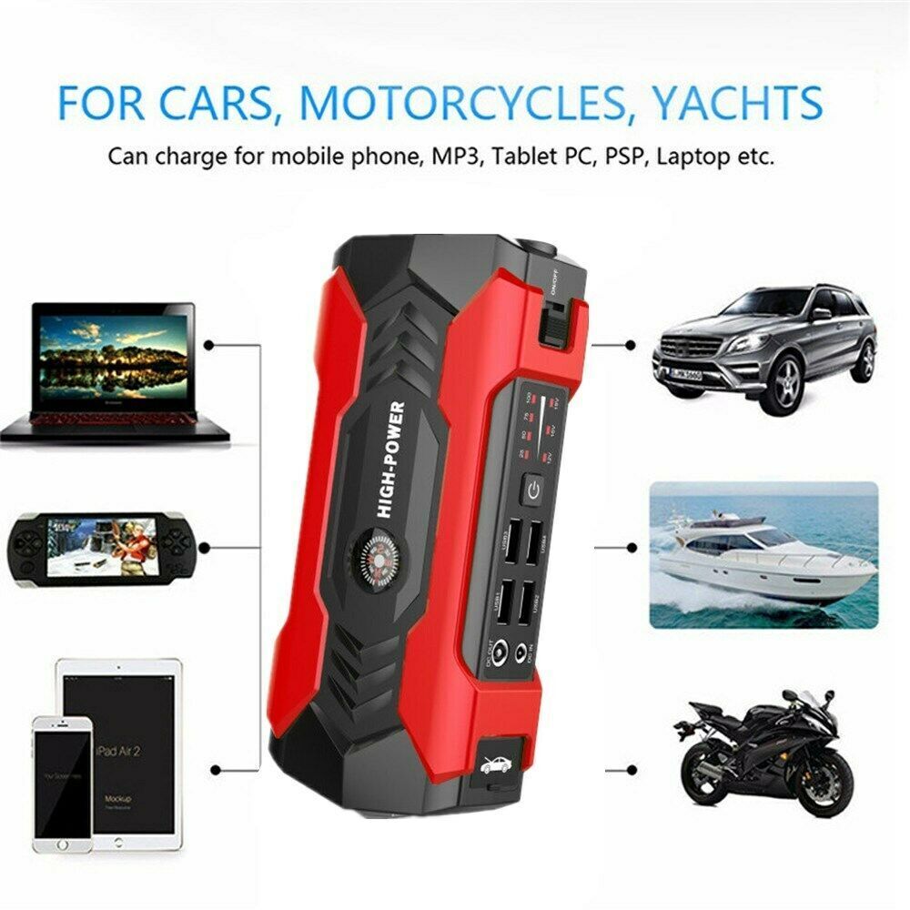 28000mAh Motorcycle Emergency Start Booster Power Bank Battery
