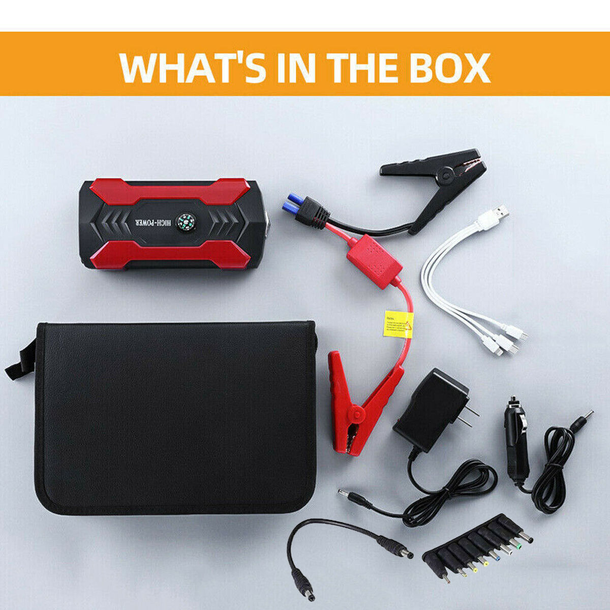 28000mAh Motorcycle Emergency Start Booster Power Bank Battery