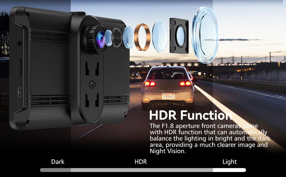 CL796N - Portable Car Stereo Wired Apple Carplay Android Auto with Dashcam