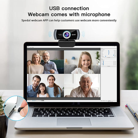 MF920- Webcam 1080p with Microphone for Desktop