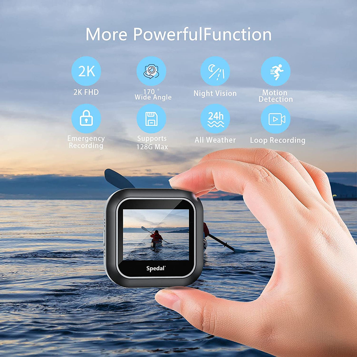 C326-Dash Cam 2K Full HD Car Camera 2560x1440P HD Record Super Night Vision