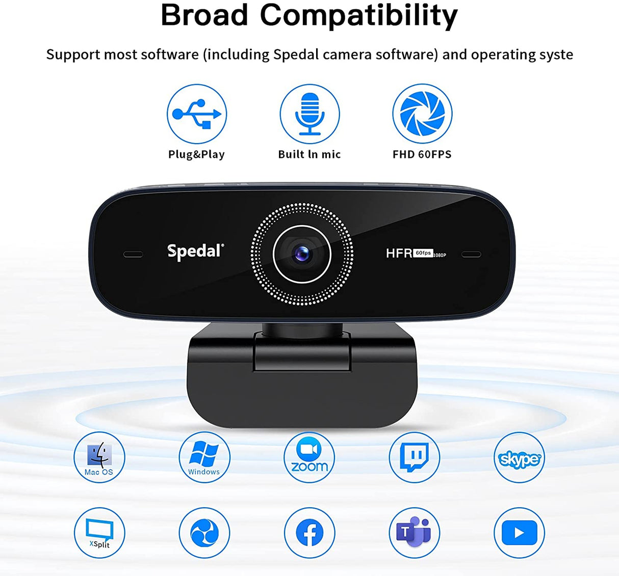 AF926-HD 1080P 60fps Webcam AutoFocus