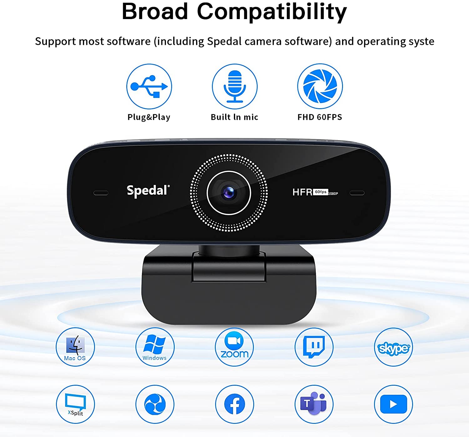 AF926-HD 1080P 60fps Webcam AutoFocus
