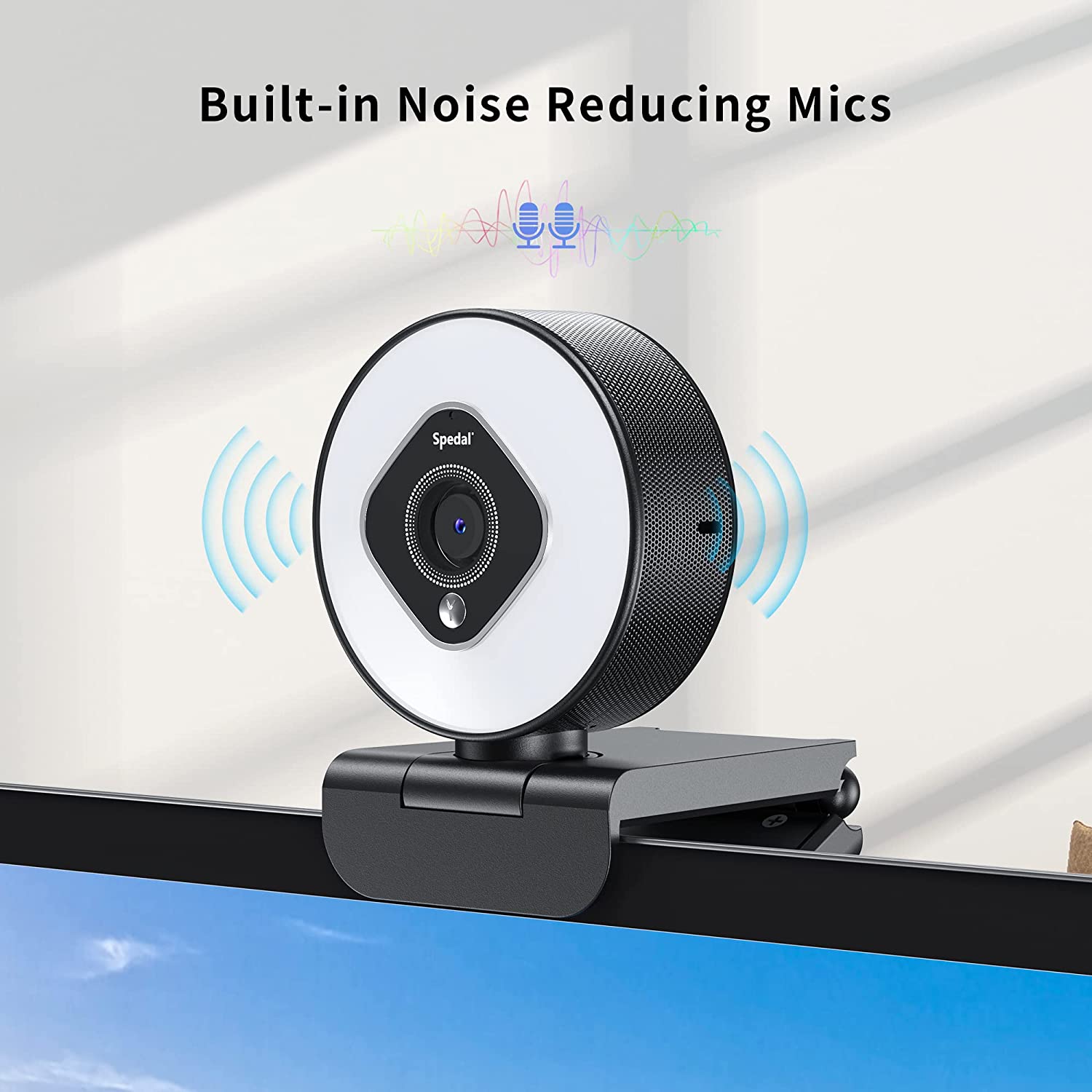 AF962-1080P Webcam with Ring Light /Tripod