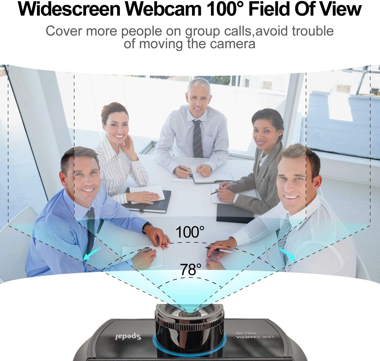 MF920- Webcam 1080p with Microphone for Desktop
