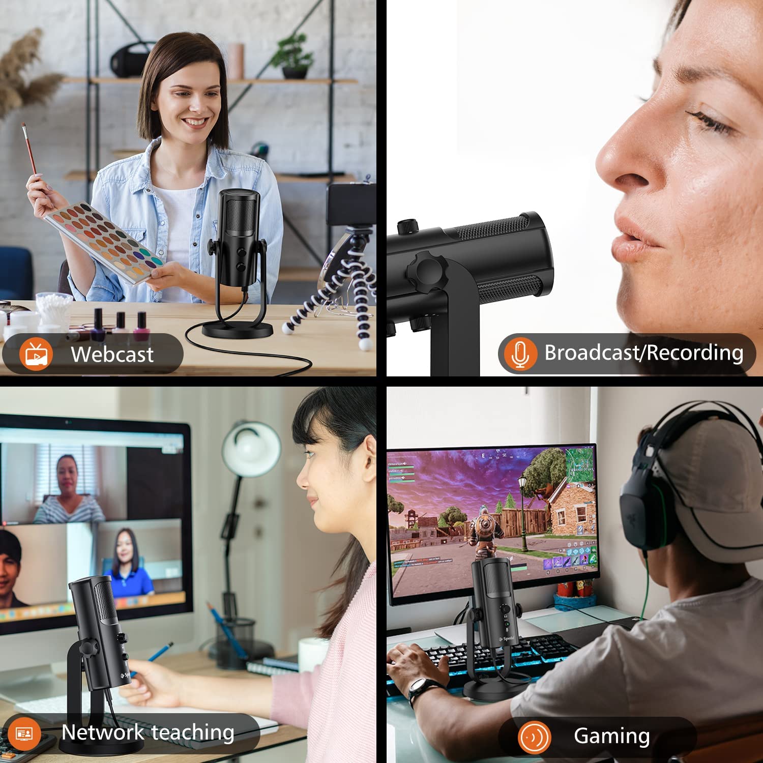 MC02-USB Condenser Microphone for PC & Mac