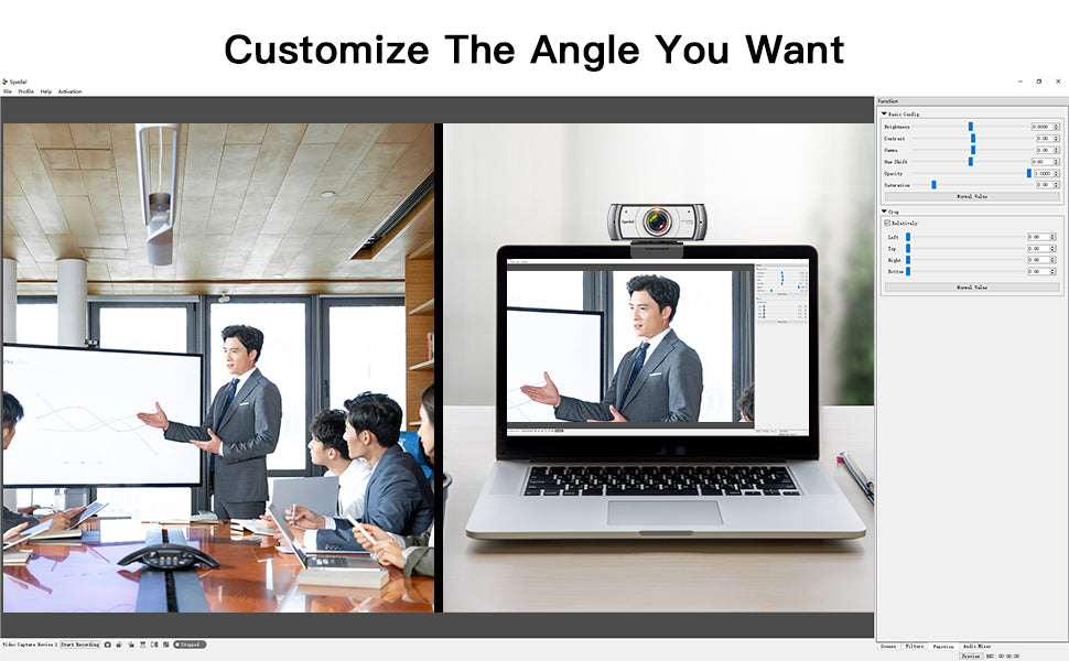 MF920Pro - 120° Wide Angle 1080P Conference Webcam