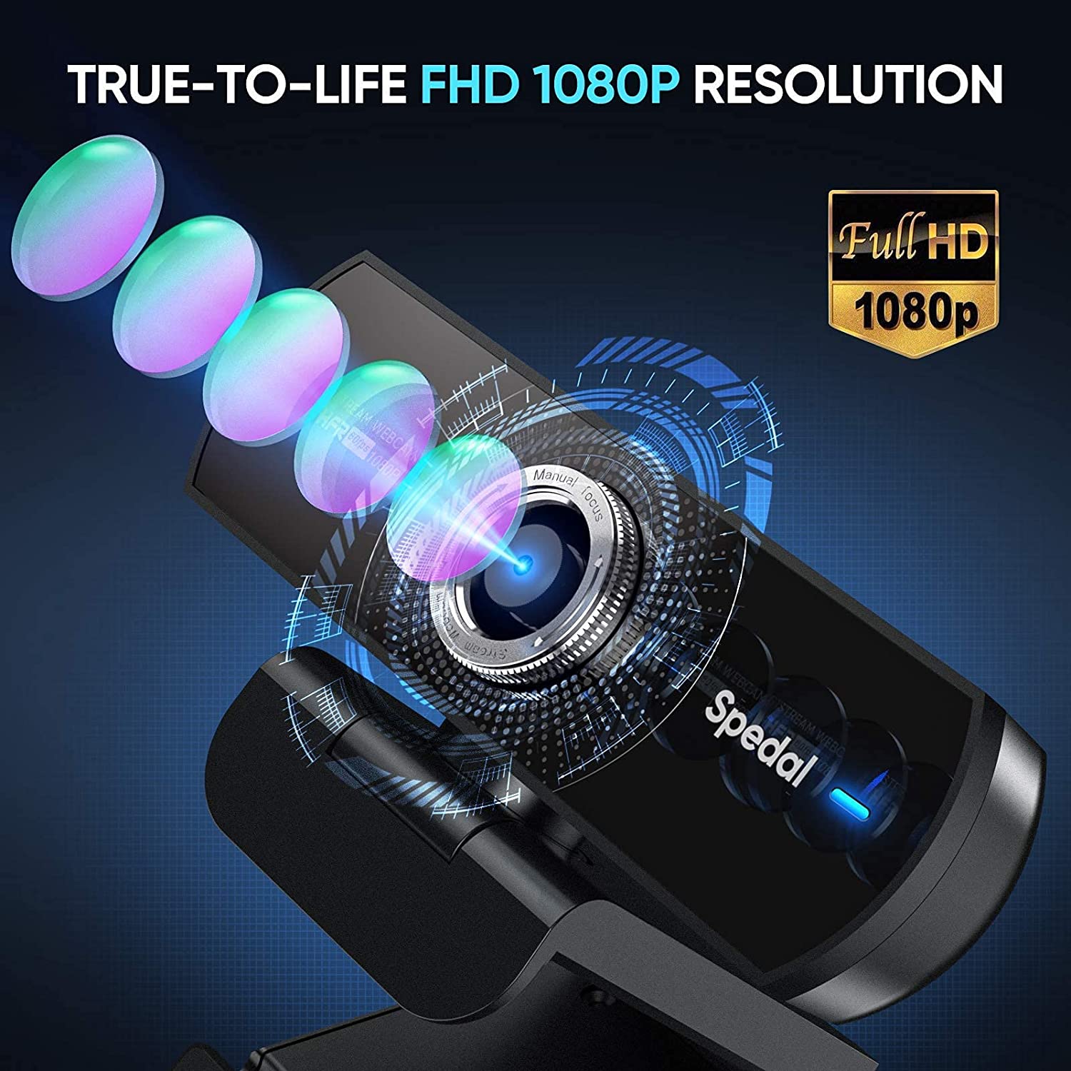 MF934 - 1080p HD 60fps Manual Focus