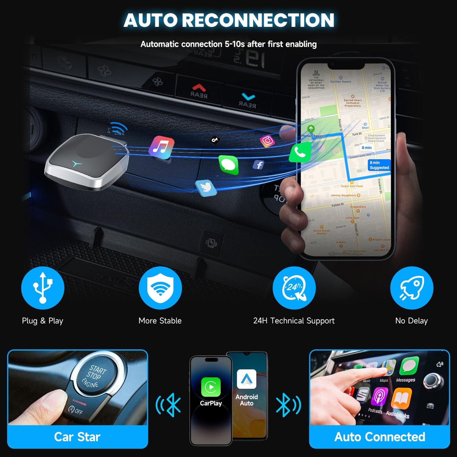 How the Spedal CL320 Enhances Your In-Car Experience?