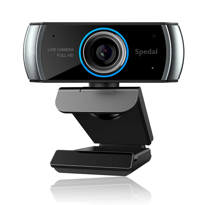 Spedal Webcam 1080p HD 60fps with Microphone, Software Webcam Laptop  Desktop Mac