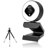 AF962-1080P Webcam with Ring Light /Tripod