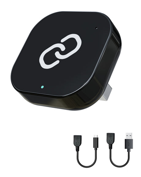 Spedal CL322-2 in 1 Wireless CarPlay Adapter, Plug & Plug Auto Connect No Delay