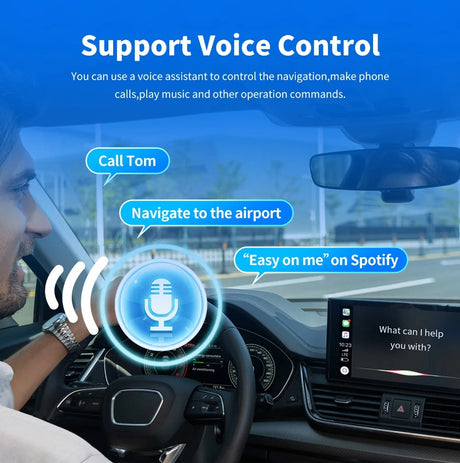 Spedal 320S 2 in 1 Wireless CarPlay Android Auto Adapter  Car Dongle Auto Connect Plug