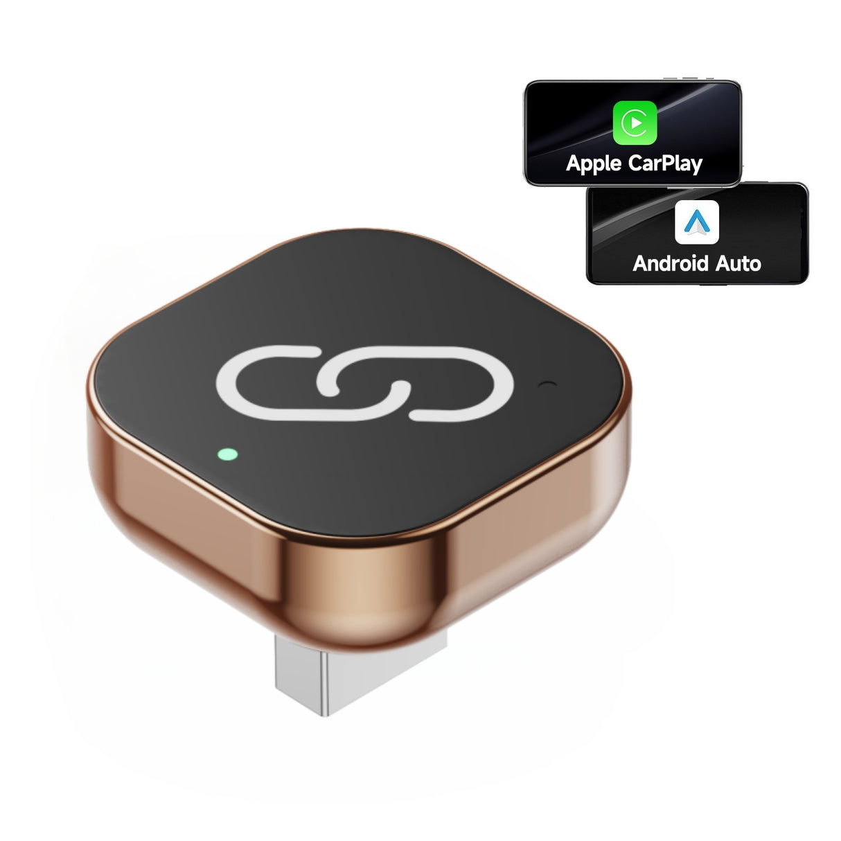 Spedal CL322-2 in 1 Wireless CarPlay Adapter, Plug & Plug Auto Connect No Delay