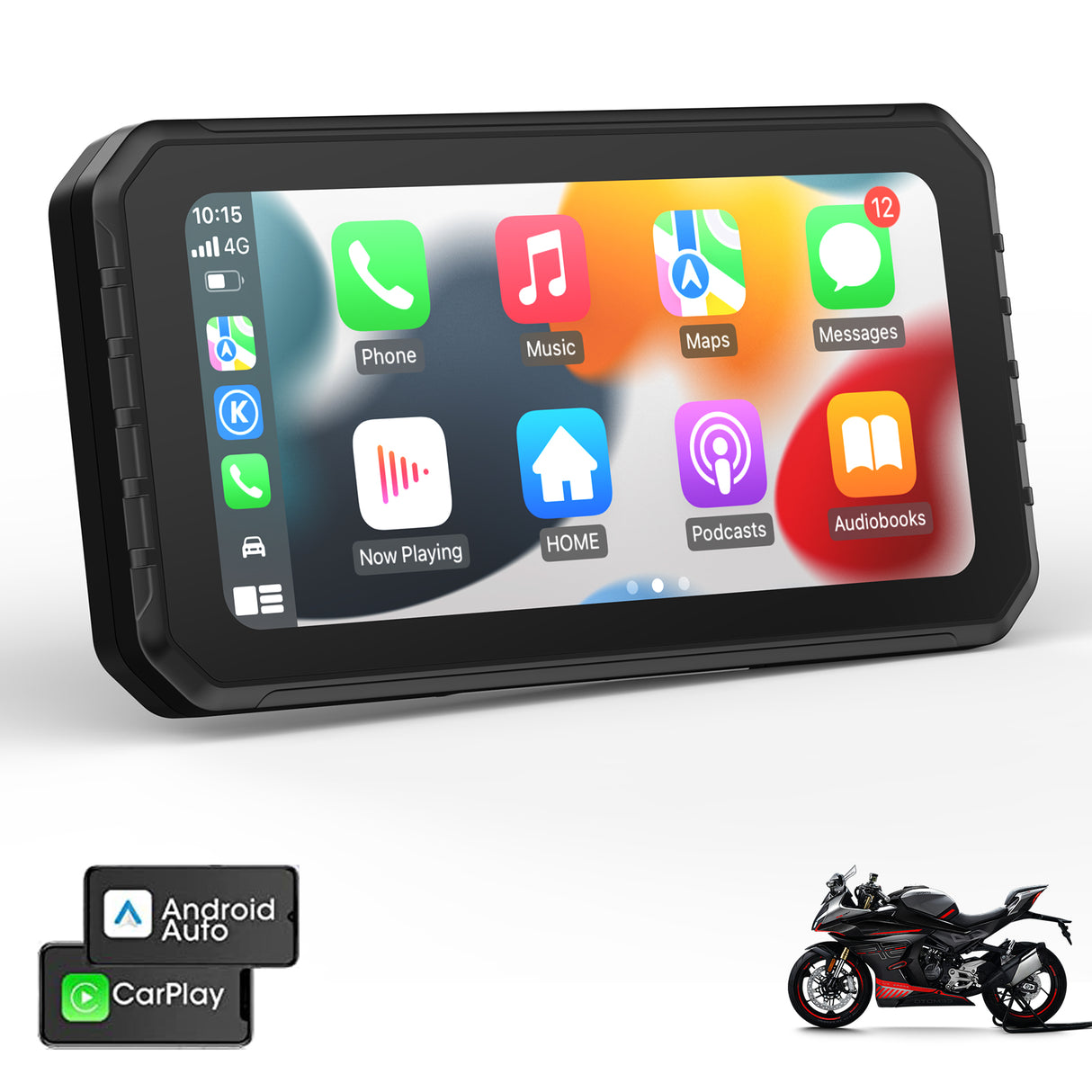 NaviCam CL873- 6.25" Multifunction Motorcycle GPS / Motorcycle Cameras& TPMS