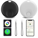2-in-1 Bluetooth Tracker for Android or iOS AirTag| For Wallet, Bag, Pet | Anti-Lost Finder, Smart Tag for Keys