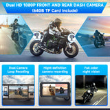 NaviCam CL873- 6.25" Multifunction Motorcycle GPS / Motorcycle Cameras& TPMS