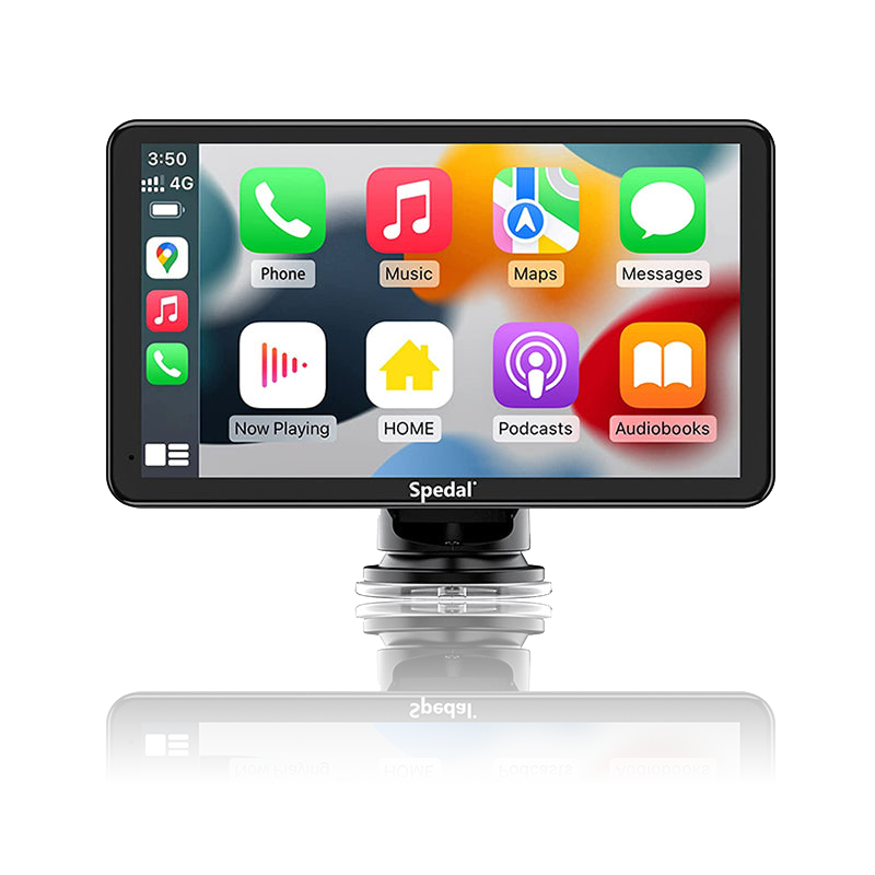 CL796W - 便携式 7 英寸无线 Apple Carplay Android Auto 带前置摄像头