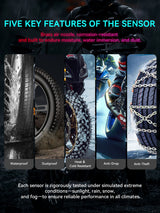 Spedal M04 Motorcycle Tire Pressure Monitoring System, Bluetooth TPMS for Motorcycles,Waterproof Wireless TPMS (2)