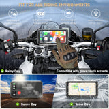 NaviCam CL872- 6.25" Multifunction Motorcycle GPS with Carplay&Android