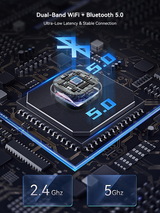 Spedal 323P-5 Wireless CarPlay Adapter & Android Auto Dongle, Fast Auto-Connect for iPhone & A