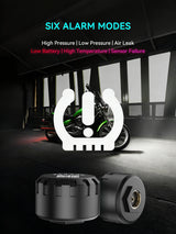 Spedal M04 Motorcycle Tire Pressure Monitoring System, Bluetooth TPMS for Motorcycles,Waterproof Wireless TPMS (2)