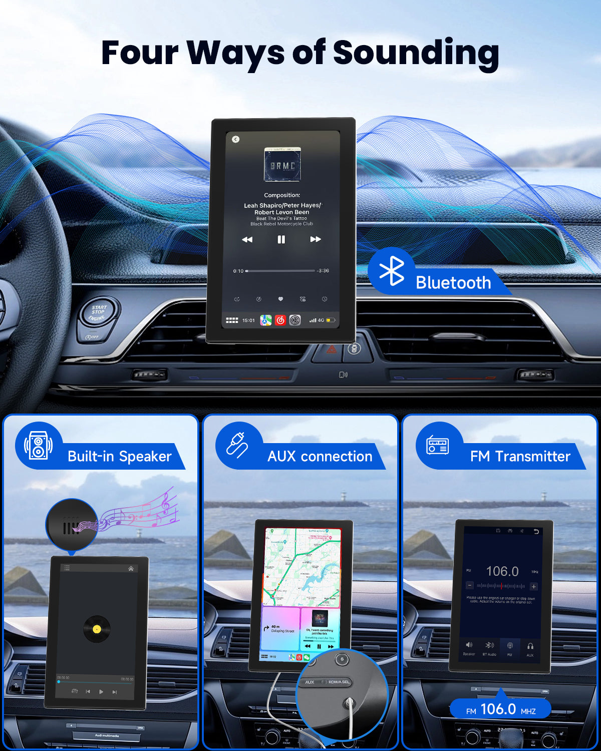 Spedal-CL798-7'' Apple CarPlay Screen with Android Auto Spedal-CL798-7'' Apple CarPlay Screen with Android Auto