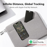 2025 Upgrade Bluetooth Smart Tracker Card -Wallet Key Bag Finder -Slim Design Works with Apple Find My (iOS Only)