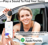 AirTags – 1/2/4 Pack Bluetooth Item Finders Compatible with Apple Find My App, Tracker for Kids, Luggage, Keys (iOS Only)