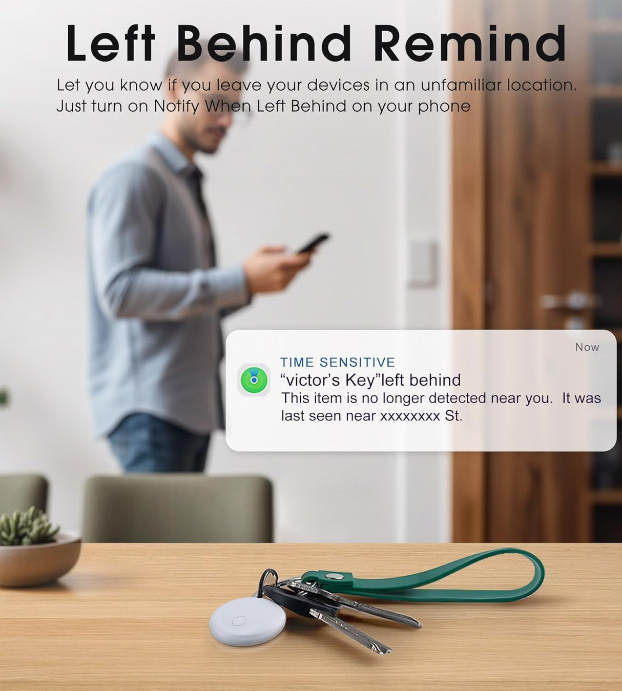 AirTags – 1/2/4 Pack Bluetooth Item Finders Compatible with Apple Find My App, Tracker for Kids, Luggage, Keys (iOS Only)