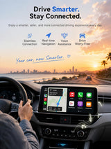 Hyphoon Mini Wireless CarPlay & Android Auto Adapter, Low-Profile USB-A 2-in-1 Wireless Adapter for Factory Wired CarPlay/Android Auto Cars, Plug-in Once Auto Reconnect, 5GHz WiFi, USB-C Adapter Included