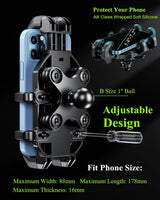 Motorcycle Phone Holder with Vibration Dampener Anti-Shock