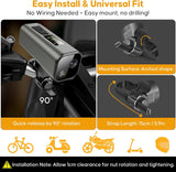 Spedal Multi-functional Bike Light with GPS Speed Display & 1080P Camera & App 64G Card
