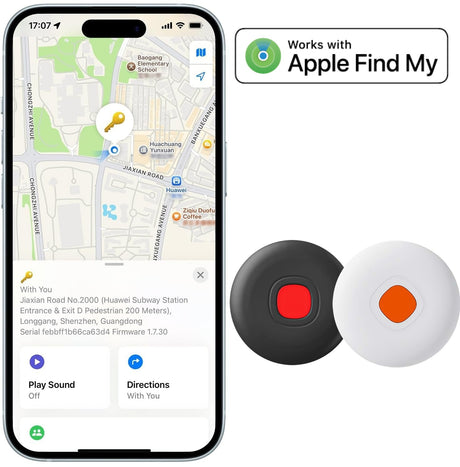 IP67 Waterproof Mini Tracker-AirTags-Works with Apple Find My (iOS Only) -Key Finder for Keys Kids Pets Car Luggage 2025 Upgrade