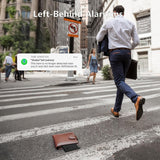 2025 Upgrade Bluetooth Smart Tracker Card -Wallet Key Bag Finder -Slim Design Works with Apple Find My (iOS Only)